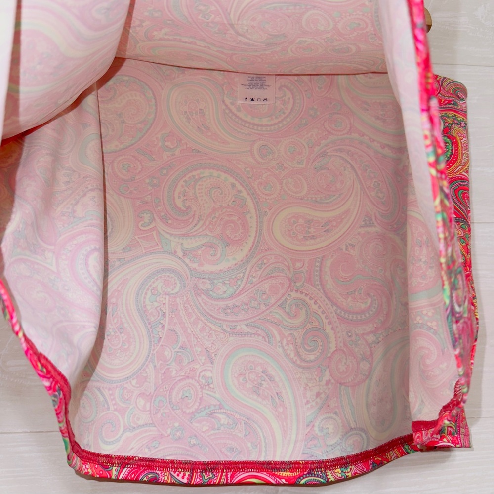 Lands' End Pink Swirl Swim Coverup Skirt - Picture 5 of 6